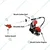 GT-Shakti Backpack Brush Cutter GT-BG-430, 2 Stroke 52 cc Engine with Accessories