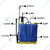 Fortune 20L Manual Knapsack Sprayer for Gardening, Farming & Sanitization
