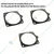 Gasket Starter Assembly (Pack of 3) For Kisankraft KK-BC 8640/555/764 Brush cutters