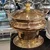 Premium Quality Golden Round Chafing Dish with Lid, 6 Liter Capacity