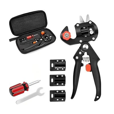 Grafting Tool Kits with 3 Blades and Other Tools for Plant Grafting/ Garden Fruit Tree Pruning Shears/Scissor