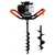 Gramstrong 52-cc 2-stroke Earth Auger / Post hole digger Engine with 4 & 10 inch Drill Bit 