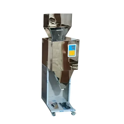 High Speed 10-3000 gm Floor Based Weighing Filling Machine Pulses, Rice, Wheat, Granules Filling