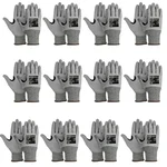 Gravitech GI-HS-50R Cut Level 5 Resistant Gloves with PU Coating and Glass Fiber for Superior Grip and Protection