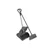 Bharti Multiclean Vertical Grey Lobby Dust Pan with 12 Inch Cover & Broom