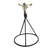 3/4 Inch Gunmetal Sprinkler with Stand for Lawn and Garden, 360 Degree Rotation