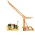 HT 500 kg Load Capacity 360° Mini Crane With Electric Clutch Winch,5 HP & 50-Meter 8 mm Wire Rope