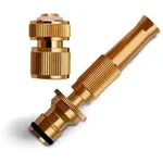HUMSER Brass Direct Spray Gun Nozzel For Car Wash & Gardening Water