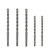 Total 5 pcs SDS Plus Hammer Drills Bit Set (TAC190501)
