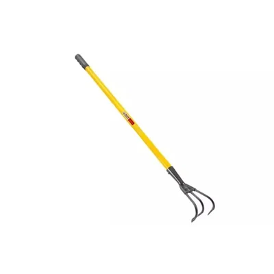 Falcon FCHW-3066 3-Prong Hand Cultivator with steel handle for Soil Loosening & Weeding