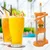 Manual Hand Press Lime and Mosambi Juicer Machine with Polycarbonate Glass and Stainless Steel Support Rod
