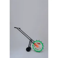 AASHNA 14-Mouth Adjustable Seeder Hand Push Farming Tool for Vegetables, Grains & Pulses