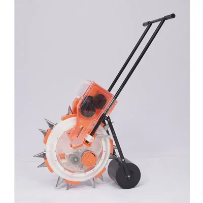 AASHNA 14 Teeth Hand-Push Manual Seeder Cum Fertilizer Precise and Easy Manual Seed Planter for Vegetables & Grains