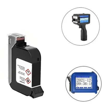 Premium Black Solvent Based 25.4 mm Ink Cartridge