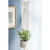 Ecofynd Handmade Cotton Macrame Hanging Planter Stylish & Durable Decor for Home & Garden(Pack of 2)