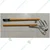 Mahan CW-34 with Handle, Heavy Duty 2 in 1 Hand Weeder/Garden Hoes/Multi Star Culti-Weeder