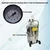 Heavy Duty 1/4 inch Pressure Gauge For 80 Liters Stainless Steel 1-3 Bar Car Washing Foam Tank
