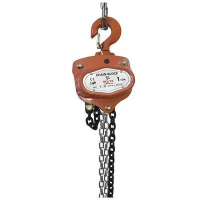 Boltz Heavy Duty 1 Ton 3 Meter lift Chain Pulley Block With 3 meter Chain, Single Fall