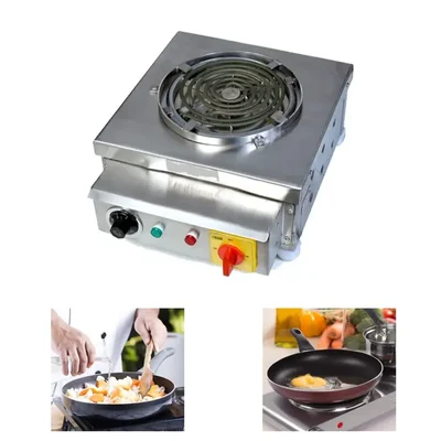 Heavy-Duty Indian Hot Plate Single Coil 14 x14 Inch, SS Body