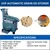 Dafe (PKV) Heavy Duty Single Phase 1 HP Automatic Grain De-Stoner, 100-120 Kg/hr