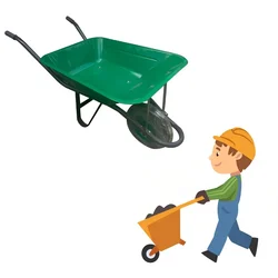 Max Green Single Wheel MS Trolley, Loading Capacity 150kg