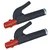 Heavy Duty 2 Pcs 600 Amp Welding Electrode Holder, Strong Grip Thermoplastic Body for Professional Welding Use