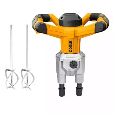 Ingco 1800 Watt Electric Paint Mixer With Aluminum Gear Box & Twin Paddles (MX218008)