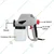 Heavy Duty Electric Spray Gun for Multi Purpose Uses, 400Watt, Max Flow 800 ml/min