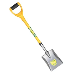 Falcon FSS-4001 Steel Garden Shovel - Heavy Duty Tool for Digging, Soil Lifting, Farming, Landscaping & Gardening