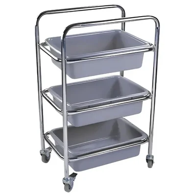 Heavy Duty Stainless Steel Restaurant Service Cart