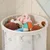 Heavy Duty Round Type Clothes Storage Laundry Cart