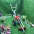 Heavy Duty Trolley Type 2 Stroke 52 CC Grass Cutter Machine With Twisted Wire Trimmer Attachment For Floor Cleaning & Weeding 