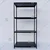 Alija 99 X 46 X 36 Inch 4 Shelves of 1.5" Thick Border with Center Support Multipurpose Storage Rack (18 Gauge Shelves & 10 Gauge Angle) 