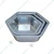 Pack of 3 Hexagon Shape Aluminium Cake Mould for 0.5kg to 1kg Cakes