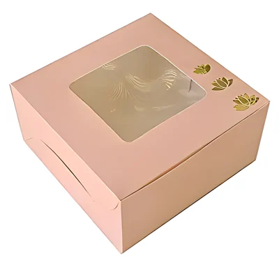 High Quality Cake Pastry Packaging Box, 8x8x4 inch(Pack-5 Pcs)