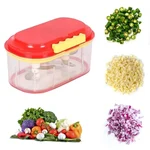 Manual Non-Electric Vegetable and Fruit Twin Blade Chopper