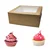 High Quality Two Cupcake Packaging Box, 7x4x3 inch(Pack-5 Pcs)