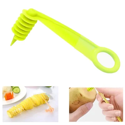 High Quality Spiral Cutter for Vegetable and Fruit (Pack of 4)