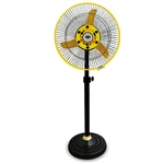 Alfalite 24W DC Solar Pedestal Fan, 12 Inch Sweep & Adjustable Height