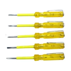 Hira 5 Pcs 500 V Alloy Steel Line Tester with Neon Bulb Indicator