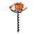 MECSTROKE 52 cc 2 Stroke Earth Auger / Post Hole Digger Machine With 4 Inch Bit