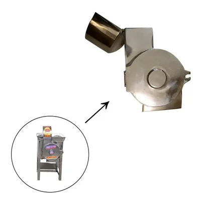 Hopper with Grinding chamber For 1 HP Commercial Chili Onion Cutter Machine