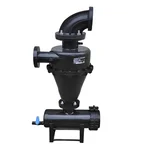 Automat Hydrocyclone Filter with Flenge End Bend(30 m3/hr) | Ideal For Filtering Solid Particles In Irrigation System