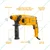 INGCO 650W SDS Plus Chuck System Rotary Hammer 1700 RPM,5500 BPM (RGH6528)