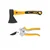 INGCO Hand Tools Combo of 1000 gm Hand Axe, 8.5 inch Pruning Shear