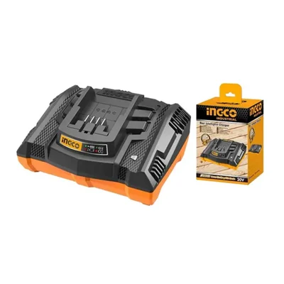 INGCO 20 V, 4 Amp Lithium-Ion Fast Intelligent Charger (FCLI2003)