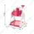 Manual Ice Gola and Slush Maker Chopper Machine with Plastic Bowl Glass and Stick