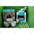 Manual Ice Gola and Slush Maker Chopper Machine with Plastic Bowl Glass and Stick