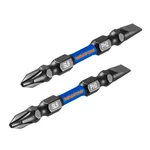 Wadfow 2 Pcs 65mm PH2+SL6 Impact Screwdriver Bits (WSV3K63) - Pack Of 5