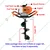 Heavy Duty 2-stroke, 52-cc Without Bit For Earth Auger/ Post Hole Digger Machine